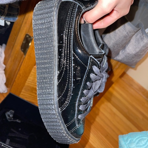 Fenty Black Puma shoes 5.5 - Picture 3 of 10